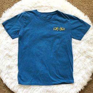 Buffalo David Bitton Boys Medium Blue Short Sleeve Top